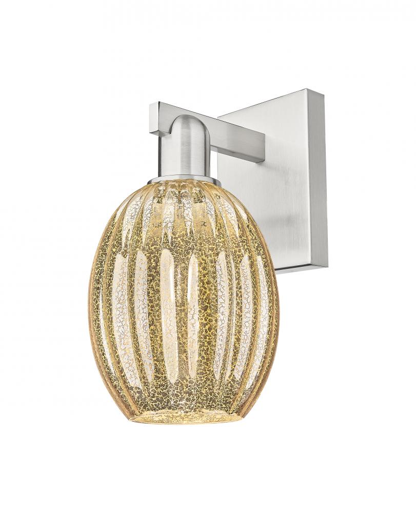 Preston - 1 Light - 6 inch - Brushed Satin Nickel - Sconce