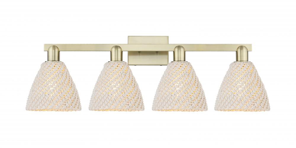 Bristol Natural - 4 Light - 36 inch - Brushed Champagne Bronze - Bath Vanity Light