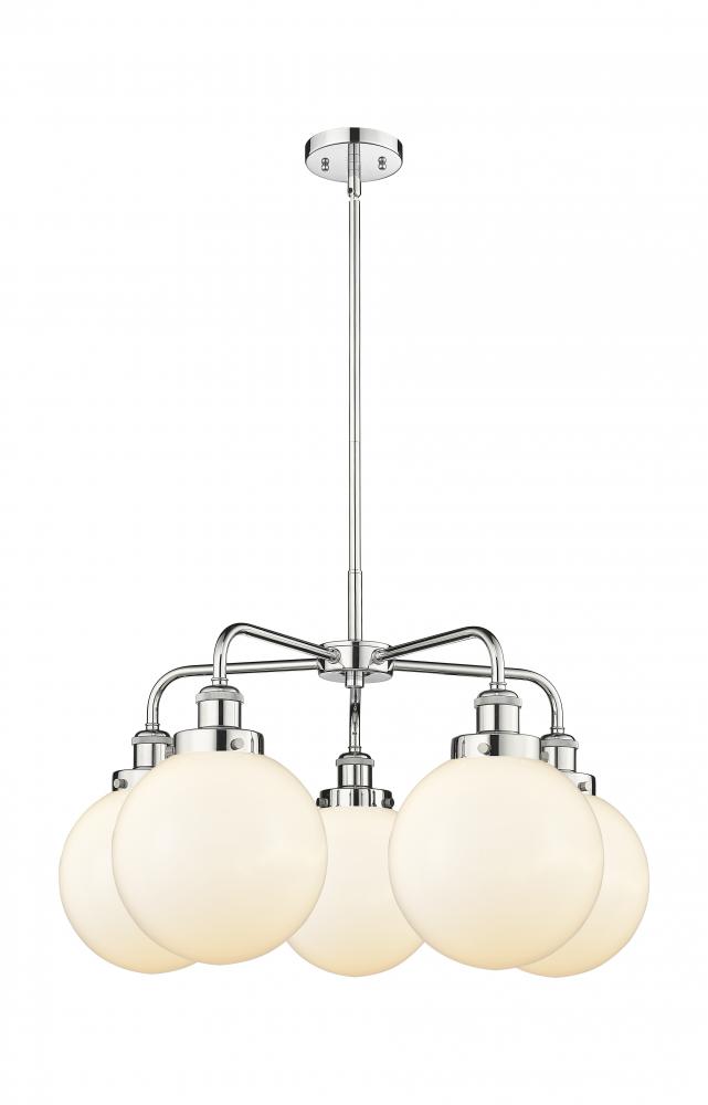 Beacon - 5 Light - 26 inch - Polished Chrome - Chandelier