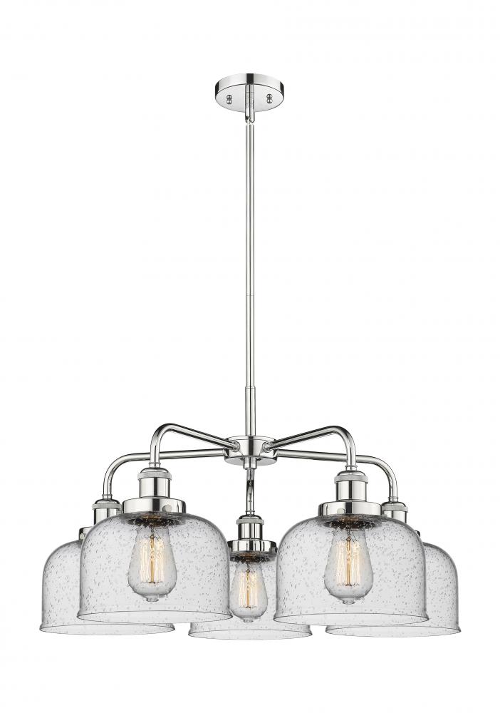 Cone - 5 Light - 26 inch - Polished Chrome - Chandelier