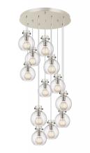 Innovations Lighting 126-410-1PS-PN-G410-8SDY - Newton Sphere - 12 Light - 27 inch - Polished Nickel - Cord hung - Multi Pendant