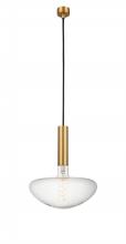Innovations Lighting 198-1P-SG-BB250LED - Edison - 1 Light - 10 inch - Satin Gold - Cord hung - Mini Pendant