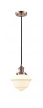 Innovations Lighting 201C-AC-G531 - Oxford - 1 Light - 7 inch - Antique Copper - Cord hung - Mini Pendant