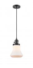 Innovations Lighting 201CSW-OB-G191 - Bellmont - 1 Light - 6 inch - Oil Rubbed Bronze - Cord hung - Mini Pendant