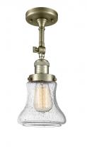 Innovations Lighting 201F-AB-G194 - Bellmont - 1 Light - 6 inch - Antique Brass - Semi-Flush Mount
