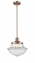 Innovations Lighting 201S-AC-G542 - Oxford - 1 Light - 12 inch - Antique Copper - Stem Hung - Mini Pendant