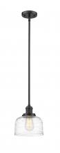 Innovations Lighting 201S-OB-G713 - Bell - 1 Light - 8 inch - Oil Rubbed Bronze - Stem Hung - Mini Pendant