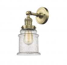 Innovations Lighting 203-AB-G184 - Canton - 1 Light - 7 inch - Antique Brass - Sconce