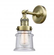 Innovations Lighting 203-AB-G184S - Canton - 1 Light - 5 inch - Antique Brass - Sconce