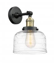 Innovations Lighting 203-BAB-G713 - Bell - 1 Light - 8 inch - Black Antique Brass - Sconce