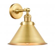 Innovations Lighting 203-SG-M10-SG-LED - Briarcliff - 1 Light - 10 inch - Satin Gold - Adjustable Sconce