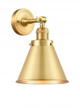 Innovations Lighting 203-SG-M13-SG-LED - Appalachian - 1 Light - 8 inch - Satin Gold - Adjustable Sconce