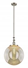 Innovations Lighting 206-SN-G208-16 - Beacon - 1 Light - 16 inch - Brushed Satin Nickel - Stem Hung - Adjustable Mini Pendant