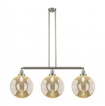 Innovations Lighting 213-SN-G208-12 - Beacon - 3 Light - 44 inch - Brushed Satin Nickel - Stem Hung - Adjustable Island Light