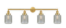Innovations Lighting 215-SG-G262-LED - Stanton - 4 Light - 44 inch - Satin Gold - Adjustable Bath Vanity Light