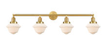 Innovations Lighting 215-SG-G531-LED - Oxford - 4 Light - 46 inch - Satin Gold - Adjustable Bath Vanity Light
