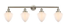 Innovations Lighting 215-SN-G661-7-LED - Bullet - 4 Light - 46 inch - Brushed Satin Nickel - Adjustable Bath Vanity Light