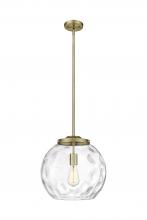 Innovations Lighting 221-1S-AB-G1215-14 - Athens Water Glass - 1 Light - 13 inch - Antique Brass - Stem Hung - Pendant