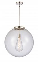 Innovations Lighting 221-1S-PN-G202-18-LED - Beacon - 1 Light - 18 inch - Polished Nickel - Stem Hung - Pendant