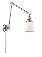 Innovations Lighting 238-PC-G181S - Canton - 1 Light - 8 inch - Polished Chrome - Swing Arm