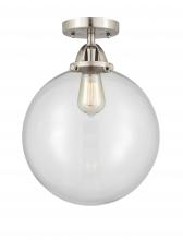 Innovations Lighting 288-1C-SN-G202-12-LED - Beacon - 1 Light - 12 inch - Brushed Satin Nickel - Semi-Flush Mount