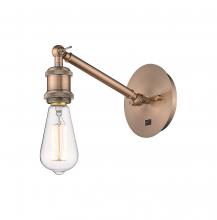 Innovations Lighting 317-1W-AC - Belfast - 1 Light - 5 inch - Antique Copper - Sconce