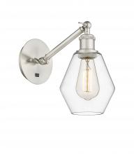 Innovations Lighting 317-1W-SN-G652-6 - Cindyrella - 1 Light - 6 inch - Brushed Satin Nickel - Adjustable Sconce