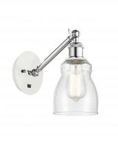 Innovations Lighting 317-1W-WPC-G394-LED - Ellery - 1 Light - 5 inch - White Polished Chrome - Adjustable Sconce