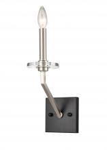 Innovations Lighting 331-1W-BSN-BB-C35-LED - Raleigh - 1 Light - 5 inch - Black Satin Nickel - Sconce