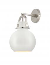 Innovations Lighting 410-1W-PN-M410-8W - Newton Sphere - 1 Light - 8 inch - Polished Nickel - Sconce