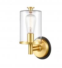 Innovations Lighting 418-1W-BSG-CL-LED - Marlowe - 1 Light - 5 inch - Black Satin Gold - Bath Vanity Light