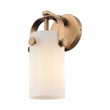 Innovations Lighting 423-1W-BB-G423-7WH - Pilaster - 1 Light - 5 inch - Brushed Brass - Sconce