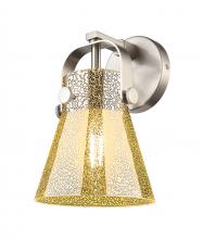 Innovations Lighting 423-1W-SN-G411-6ME - Pilaster II Cone - 1 Light - 7 inch - Satin Nickel - Sconce