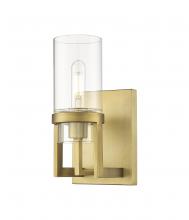 Innovations Lighting 426-1W-BB-G426-8CL - Utopia - 1 Light - 5 inch - Brushed Brass - Sconce