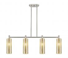 Innovations Lighting 434-4I-SN-G434-12ME - Crown Point - 4 Light - 44 inch - Satin Nickel - Island Light