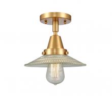 Innovations Lighting 447-1C-SG-G2-LED - Halophane - 1 Light - 9 inch - Satin Gold - Flush Mount