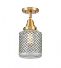 Innovations Lighting 447-1C-SG-G262-LED - Stanton - 1 Light - 6 inch - Satin Gold - Flush Mount