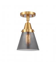Innovations Lighting 447-1C-SG-G63-LED - Cone - 1 Light - 6 inch - Satin Gold - Flush Mount