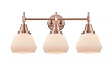 Innovations Lighting 447-3W-AC-G171 - Fulton - 3 Light - 25 inch - Antique Copper - Bath Vanity Light
