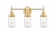 Innovations Lighting 447-3W-SG-G312 - Dover - 3 Light - 23 inch - Satin Gold - Bath Vanity Light
