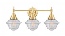 Innovations Lighting 447-3W-SG-G534 - Oxford - 3 Light - 26 inch - Satin Gold - Bath Vanity Light