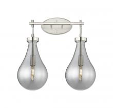 Innovations Lighting 451-2W-SN-G451-7SM - Owego - 2 Light - 17 inch - Satin Nickel - Bath Vanity Light