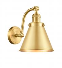 Innovations Lighting 515-1W-SG-M13-SG-LED - Appalachian - 1 Light - 8 inch - Satin Gold - Adjustable Sconce