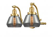 Innovations Lighting 515-2W-SG-G173-LED - Fulton - 2 Light - 18 inch - Satin Gold - Adjustable Bath Vanity Light