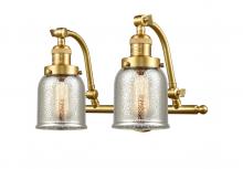 Innovations Lighting 515-2W-SG-G58-LED - Bell - 2 Light - 18 inch - Satin Gold - Adjustable Bath Vanity Light