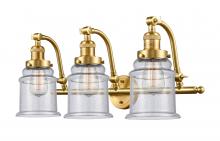 Innovations Lighting 515-3W-SG-G184-LED - Canton - 3 Light - 28 inch - Satin Gold - Adjustable Bath Vanity Light