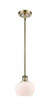 Innovations Lighting 516-1S-AB-G91 - Fenton - 1 Light - 7 inch - Antique Brass - Mini Pendant