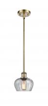 Innovations Lighting 516-1S-AB-G92 - Fenton - 1 Light - 7 inch - Antique Brass - Mini Pendant