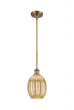 Innovations Lighting 516-1S-BB-G459-6ME - Preston Bulb - 1 Light - 6 inch - Brushed Brass - Stem hung - Mini Pendant