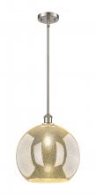Innovations Lighting 516-1S-SN-G128-14 - Athens - 1 Light - 14 inch - Brushed Satin Nickel - Pendant